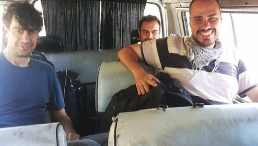 Tres periodistas españoles, desaparecidos en Siria