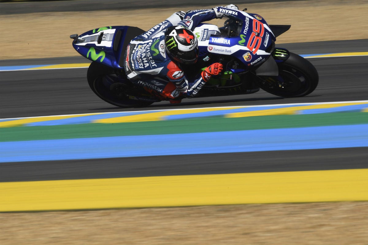 Jorge Lorenzo firma con récord la pole en Le Mans Jorge Lorenzo firma con récord la pole en Le Mans