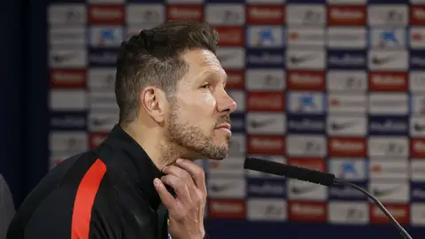 Simeone, en rueda de prensa Simeone, en rueda de prensa