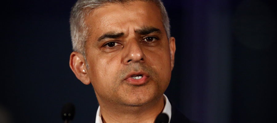 El alcalde de Londres, Sadiq Khan, en una imagen de archivo El alcalde de Londres, Sadiq Khan, en una imagen de archivo