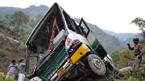 Accidente de autobús en la India Accidente de autobús en la India