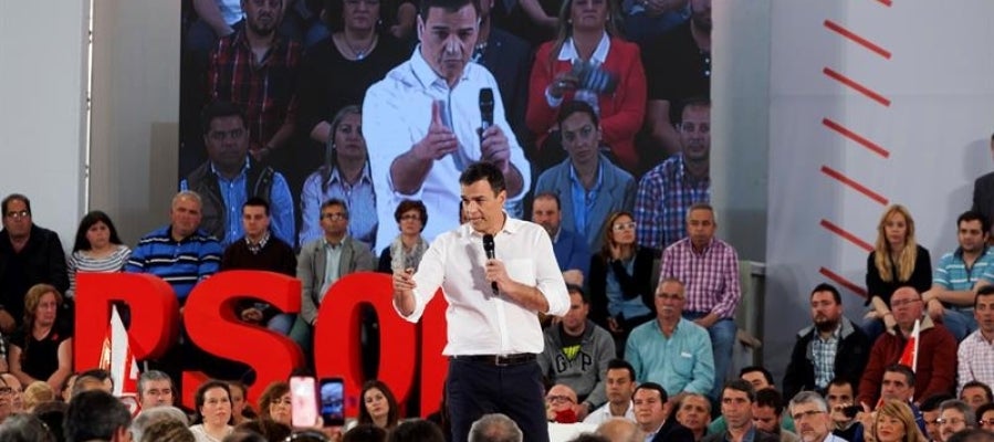 El candidato socialista a la Presidencia del Gobierno, Pedro Sánchez El candidato socialista a la Presidencia del Gobierno, Pedro Sánchez
