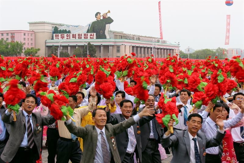 Gran ceremonia en Pyongyang tras el Congreso del partido único norcoreano Gran ceremonia en Pyongyang tras el Congreso del partido único norcoreano