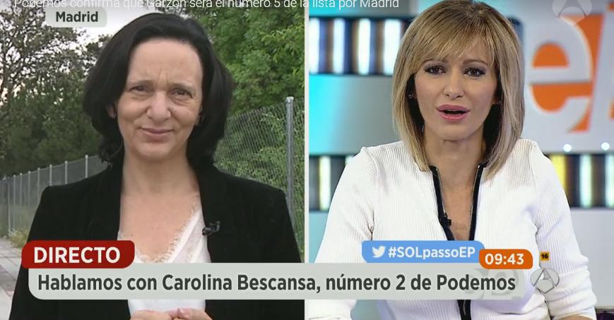 Bescansa afirma que si la coalición Podemos-IU supera en votos al PSOE, Pedro Sánchez no contará con su apoyo Bescansa afirma que si la coalición Podemos-IU supera en votos al PSOE, Pedro Sánchez no contará con su apoyo