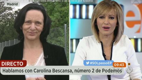 Carolina Bescansa en Espejo P&uacute;blico