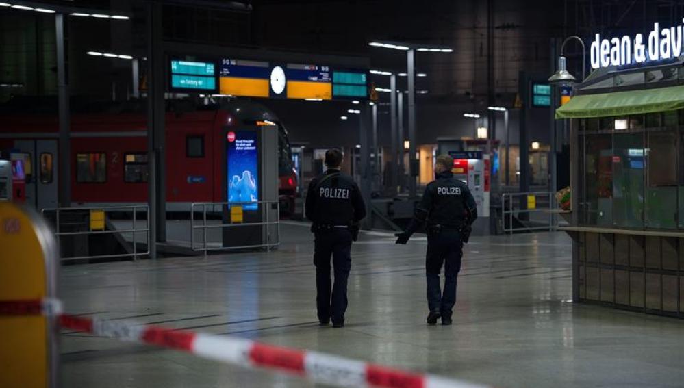 Policía en el metro de Múnich