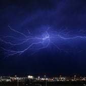 Tormenta eléctrica en Las Vegas