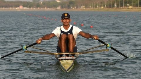 El deportista ol&iacute;mpico, Dattu Bhokanal