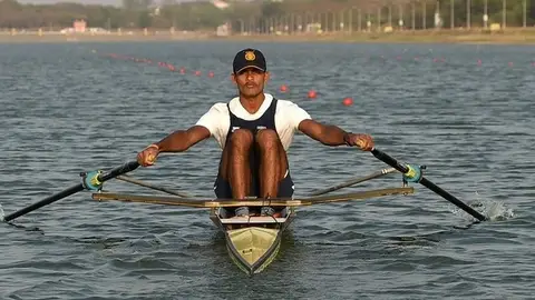El deportista olímpico, Dattu Bhokanal El deportista olímpico, Dattu Bhokanal