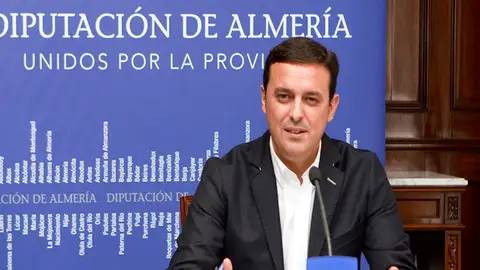 Javier Aureliano García, presidente de la Diputación de Almería, en una imagen de archivo Javier Aureliano García