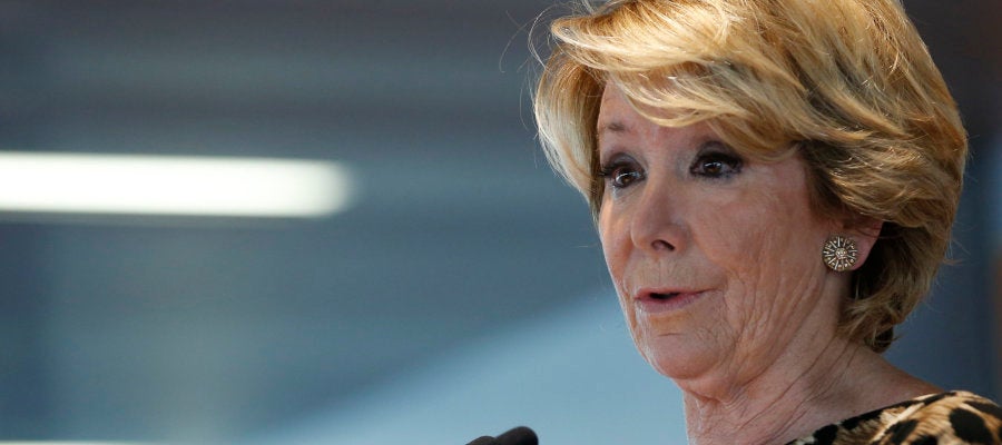 La portavoz del PP, Esperanza Aguirre La portavoz del PP, Esperanza Aguirre