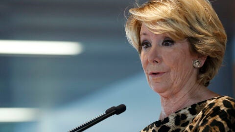 La portavoz del PP, Esperanza Aguirre