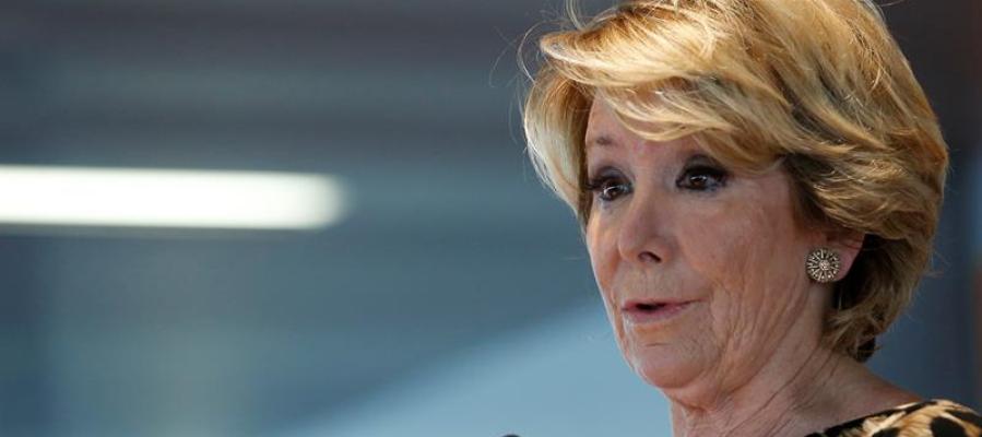 La portavoz del PP de Ayto de Madrid, Esperanza Aguirre La portavoz del PP de Ayto de Madrid, Esperanza Aguirre