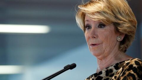 La portavoz del PP de Ayto de Madrid, Esperanza Aguirre