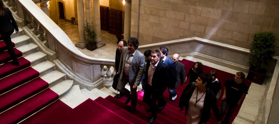 Arnaldo Otegi en el Parlament catalán Arnaldo Otegi en el Parlament catalán