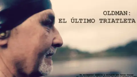 Manuel Cruces, triatleta Frame del documental 'Oldman: el último triatleta'.