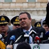 El ministro griego de Defensa, Panos Kamenos