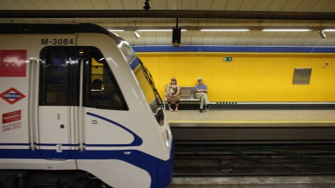 Una de las estaciones del Metro de Madrid