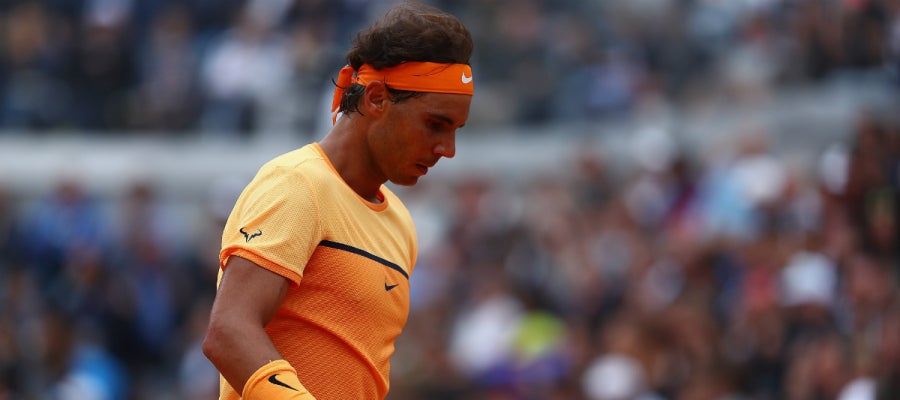 Nadal, en un partido Nadal, en un partido