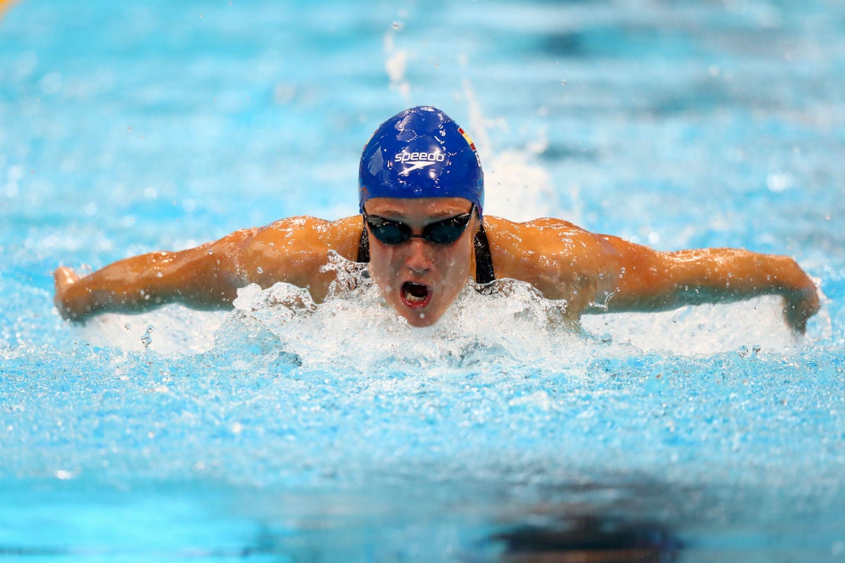Mireia Belmonte logra el bronce en los 400 libre Mireia Belmonte logra el bronce en los 400 libre