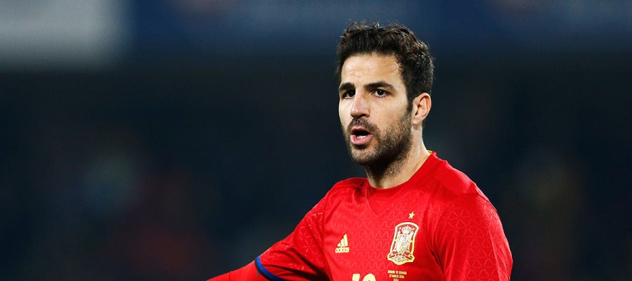 Cesc Fábregas con la Selección de España Cesc Fábregas con la Selección de España