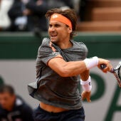 David Ferrer, en su debut en Roland Garros