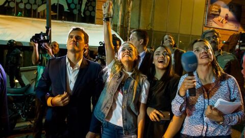 Albert Rivera con Lilian Tintori.