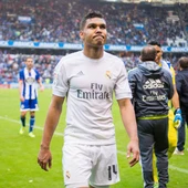 Casemiro al término de un partido con el Real Madrid Casemiro al término de un partido con el Real Madrid