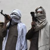 Un grupo de talibanes armados