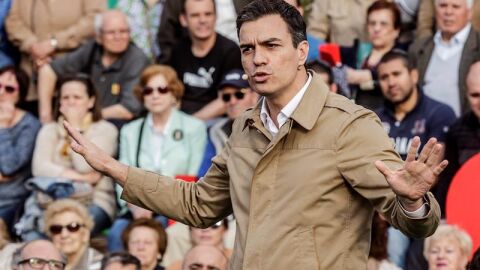 El candidato a la Presidencia del Gobierno por el PSOE, Pedro S&aacute;nchez.