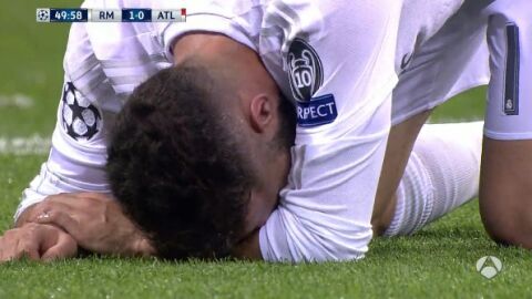 Dani Carvajal lesionado en la final