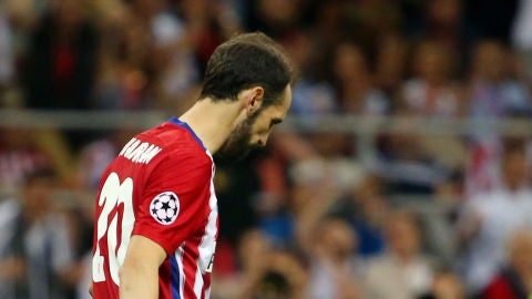 Juanfran lamenta el fall&oacute; del penalti