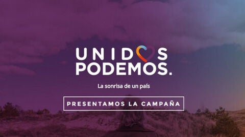 "La sonrisa de un pa&iacute;s" y un coraz&oacute;n multicolor, lema de campa&ntilde;a de Unidos Podemos