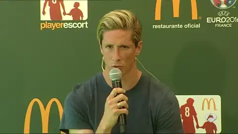 Fernando Torres en un acto promocional Fernando Torres en un acto promocional