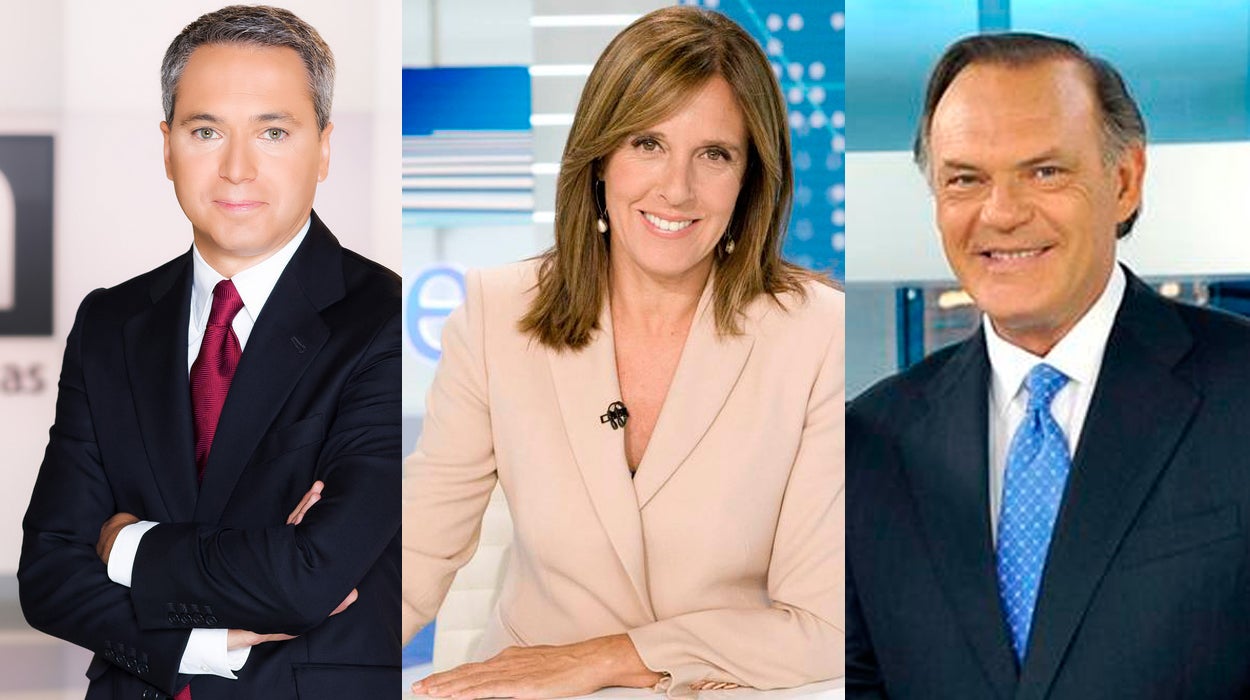 La tele con Monegal: Ana Blanco, Vicente Vallés y Pedro Piqueras moderarán el debate electoral a cuatro La tele con Monegal: Ana Blanco, Vicente Vallés y Pedro Piqueras moderarán el debate electoral a cuatro