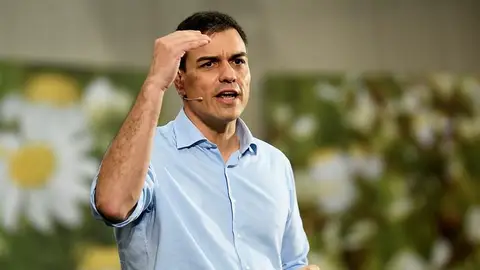 El líder socialista, Pedro Sánchez El líder socialista, Pedro Sánchez