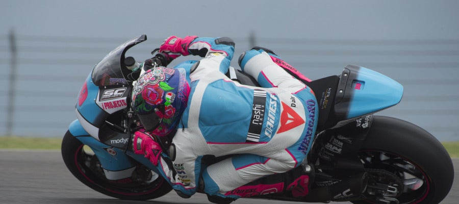 Luis Salom, durante el GP de Cataluña Luis Salom, durante el GP de Cataluña