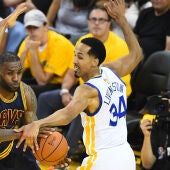 Lebron James y Shaun Livingston