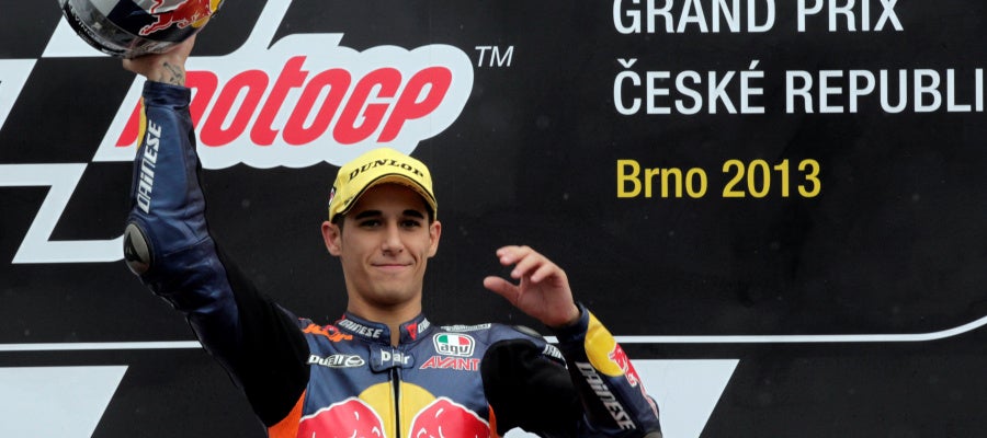 Luis Salom, durante el GP de la República Checa en 2013 Luis Salom, durante el GP de la República Checa en 2013