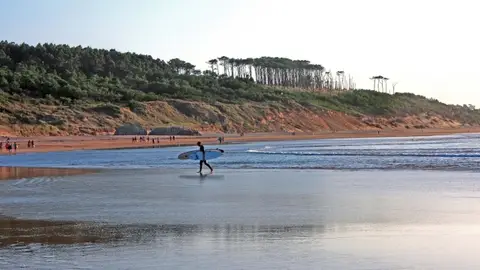 Playa de Somo, en Cantabria Playa de Somo, en Cantabria