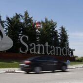 Vista de la Ciudad Financiera del Banco Santander en Boadilla del Monte