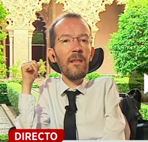 Echenique: "Los votos son más importantes que los escaños" Echenique: "Los votos son más importantes que los escaños"