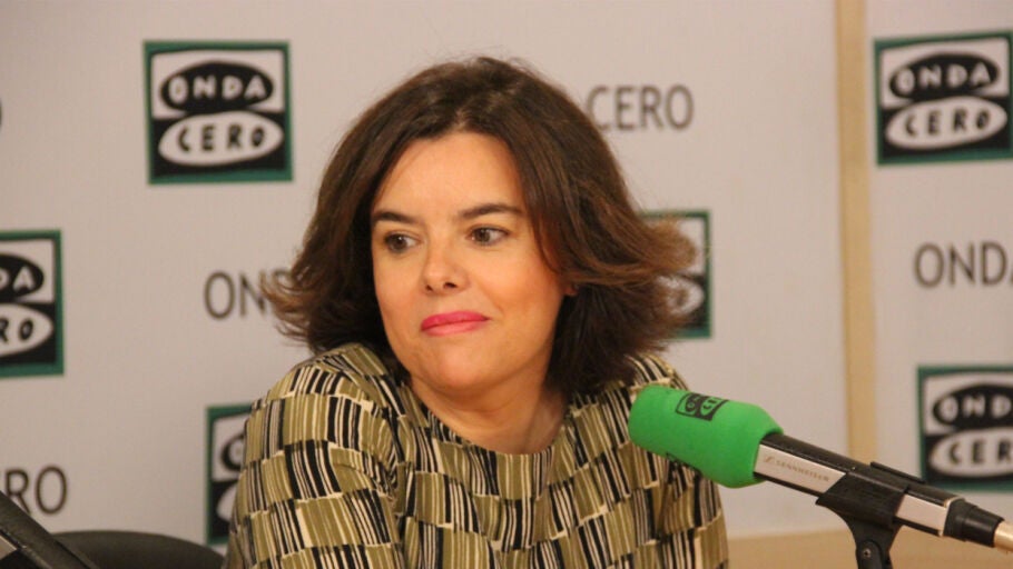 Soraya S&aacute;enz de Santamar&iacute;a en Onda Cero