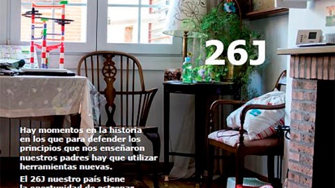 Imagen del programa pol&iacute;tico de Podemos versionando el cat&aacute;logo de Ikea.