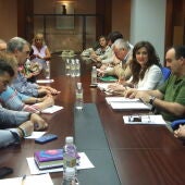 Delegada de Educación con colectivos del Valle