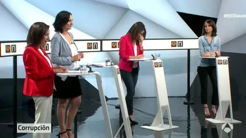 Margarita Robles interviene en el debate 'a cuatro' Margarita Robles interviene en el debate 'a cuatro'