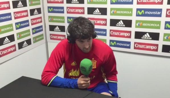 Mikel San José: "Hemos visto a De Gea muy tranquilo" Mikel San José: "Hemos visto a De Gea muy tranquilo"