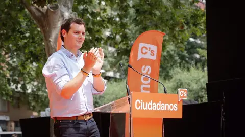 Mitin de Albert Rivera en Barcelona Mitin de Albert Rivera en Barcelona