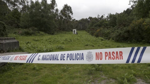 Lugar cercano al sitio donde la Polic&iacute;a Nacional ha hallado el cad&aacute;ver de la mujer desaparecida