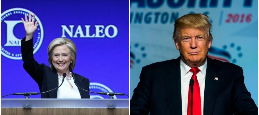 Los candidatos Hillary Clinton y Donald Trump Los candidatos Hillary Clinton y Donald Trump